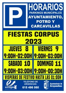 Lee más sobre el artículo HORARIOS DE LOS APARCAMIENTOS PÚBLICOS DURANTE EL PERÍODO DE FIESTAS DEL MUNICIPIO